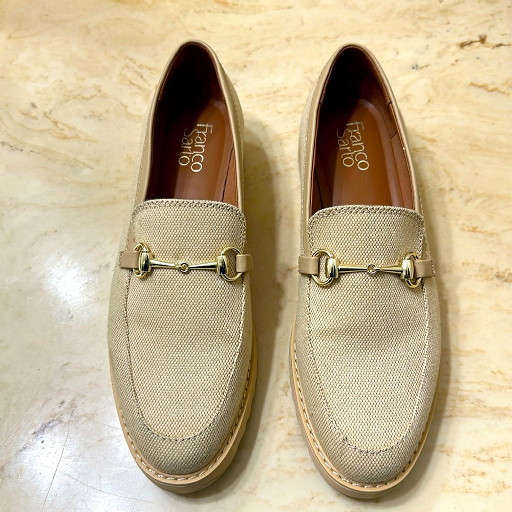 Franco Sarto tan shoe lightly worn.